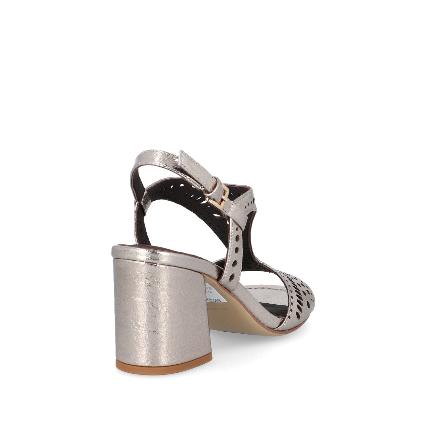 BRUNO PREMI Sandali tacco medio PELLE METAL BN4608 - Musto Calzature srl