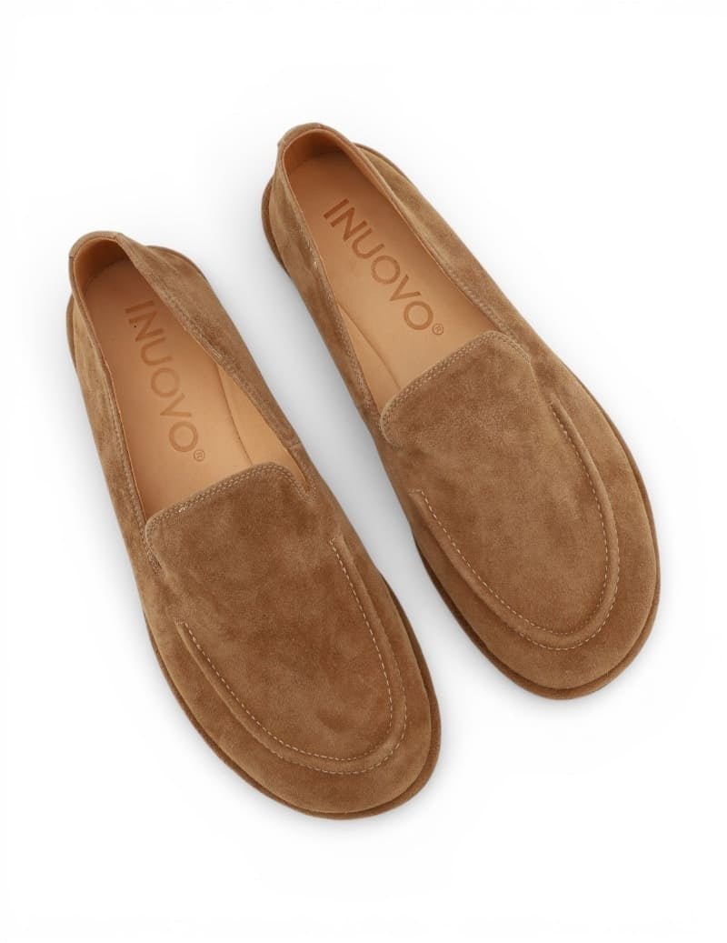INUOVO Mocassini Camoscio ACT001 - Musto Calzature srl