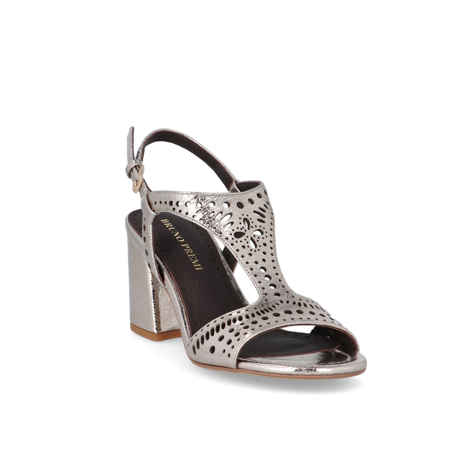 BRUNO PREMI Sandali tacco medio PELLE METAL BN4608 - Musto Calzature srl