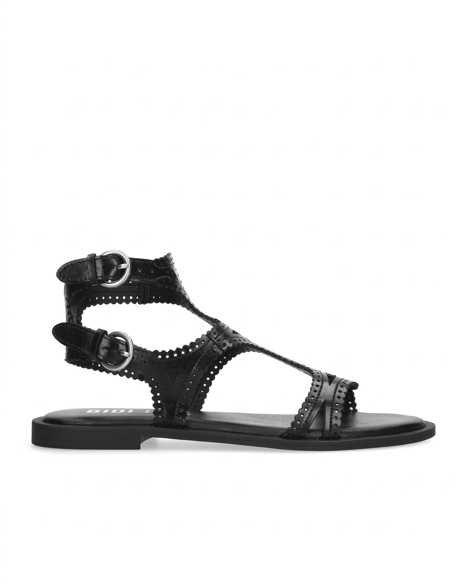 BIBI LOU Sandali bassi PELLE FORATA ZASI 895Z80HG - Musto Calzature srl