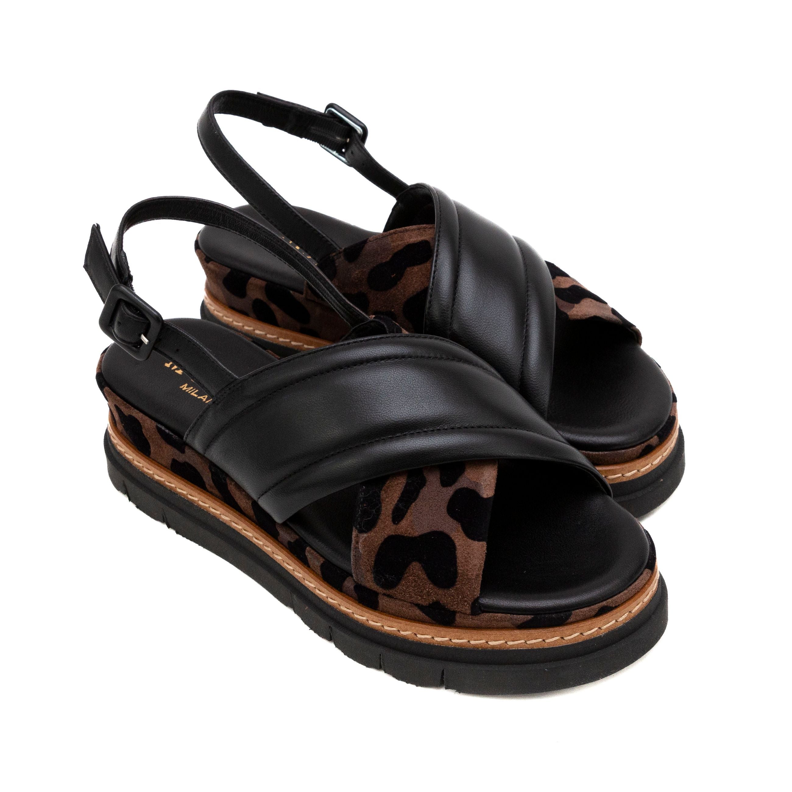 MUSTO Zeppe e platforms pelle e cavallino MASSA H076S - Musto Calzature srl