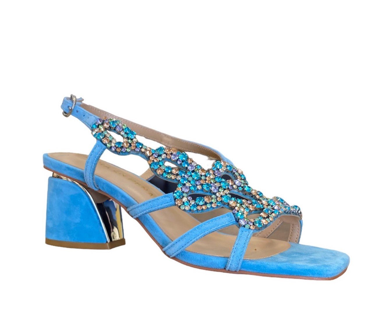 ALMA EN PENA Sandali tacco medio Camoscio V240715 - Musto Calzature srl