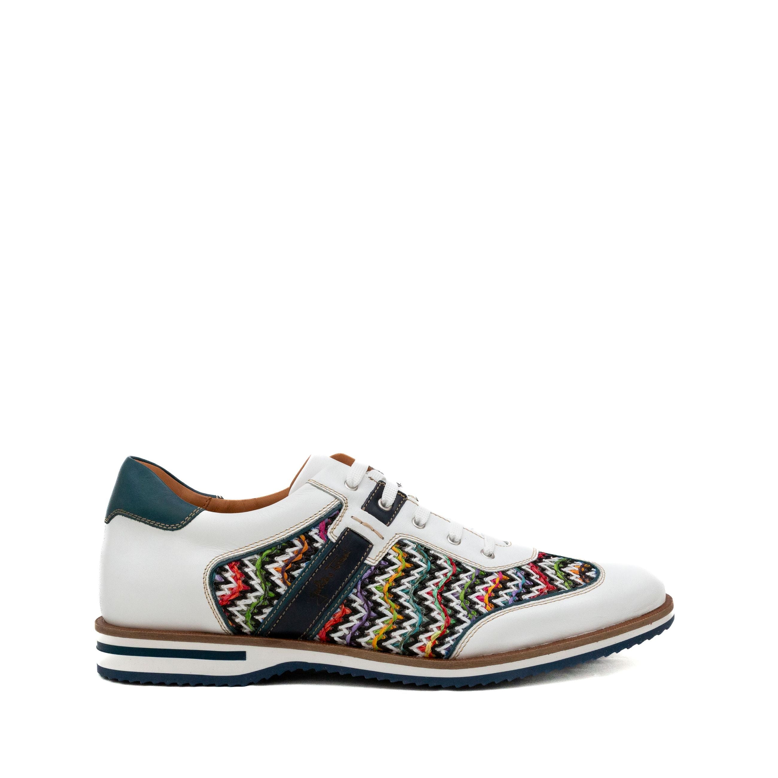 GALIZIO TORRESI Sneakers uomo pelle+rafia 310530 - Musto Calzature srl