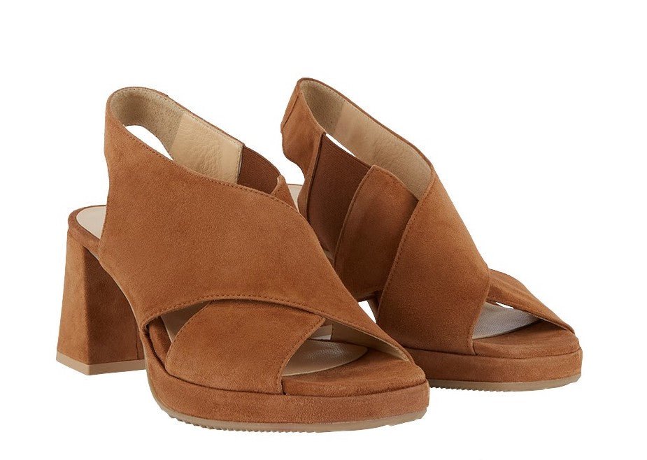 BRUNATE Sandali tacco medio Camoscio 59709 - Musto Calzature srl