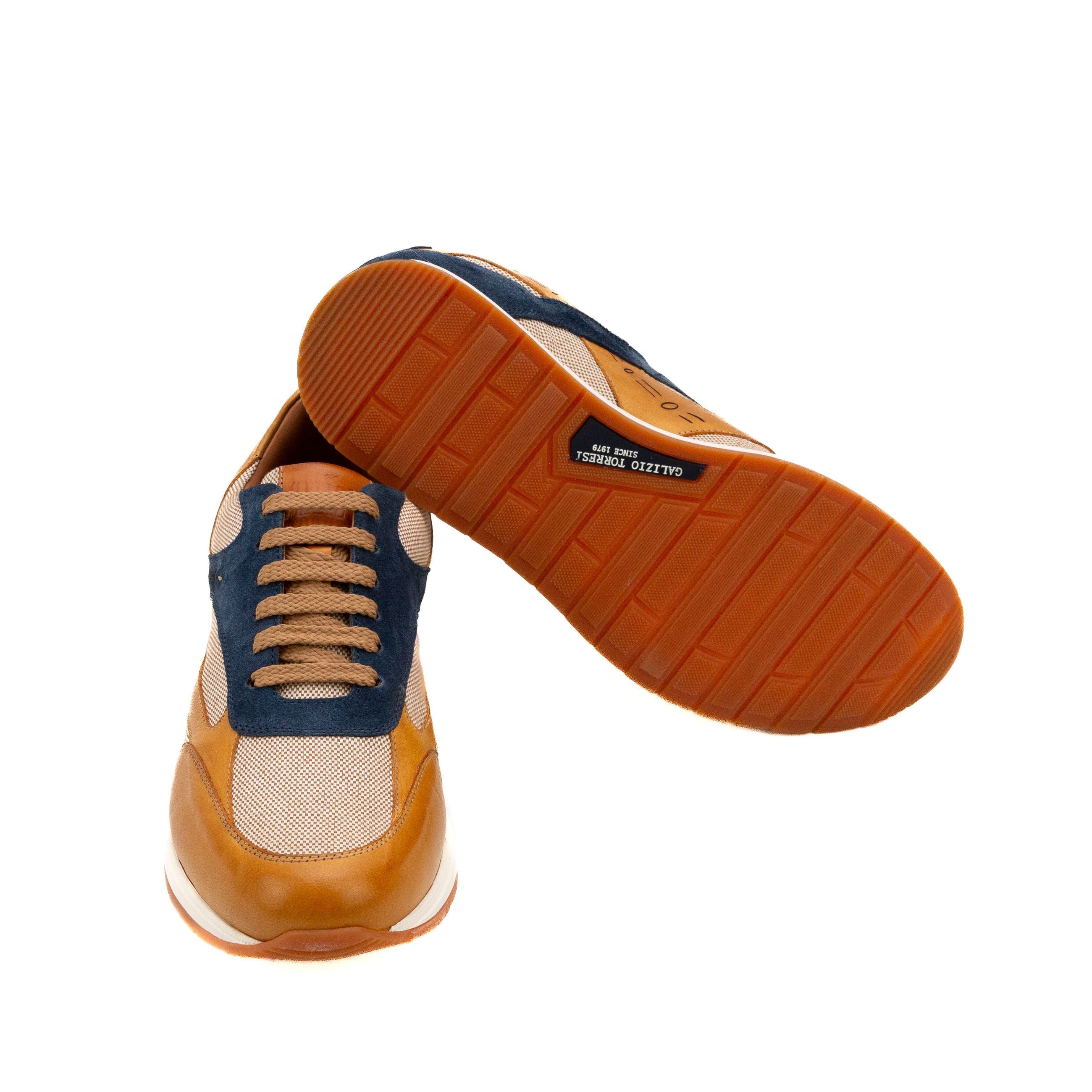 GALIZIO TORRESI Sneakers uomo pelle e tessuto 415260 - Musto Calzature srl