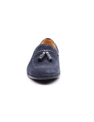 EXTON mocassino con nappine in pelle scamosciata - Musto Calzature srl