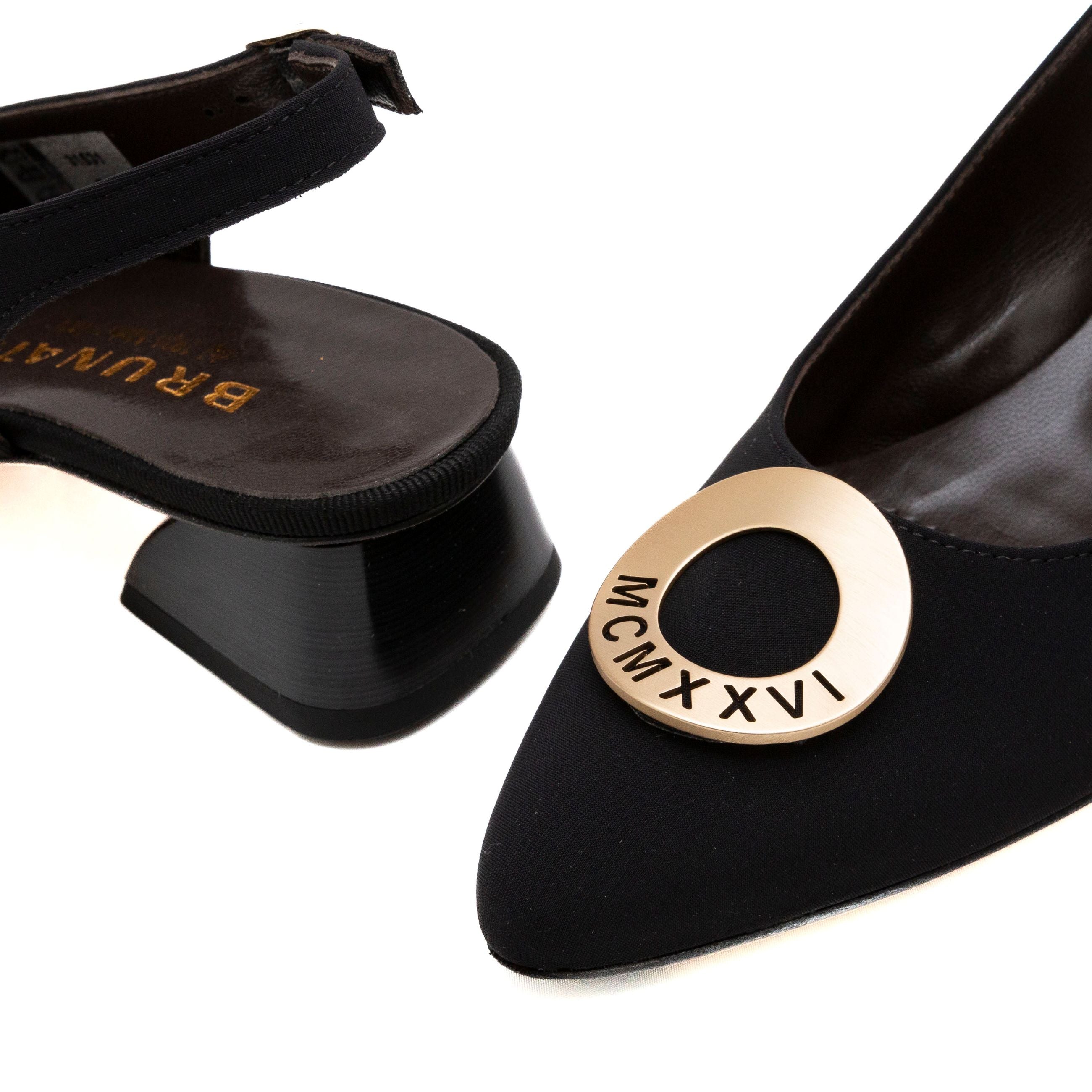 BRUNATE Decolletè tacco basso TESSUTO 31531 - Musto Calzature srl