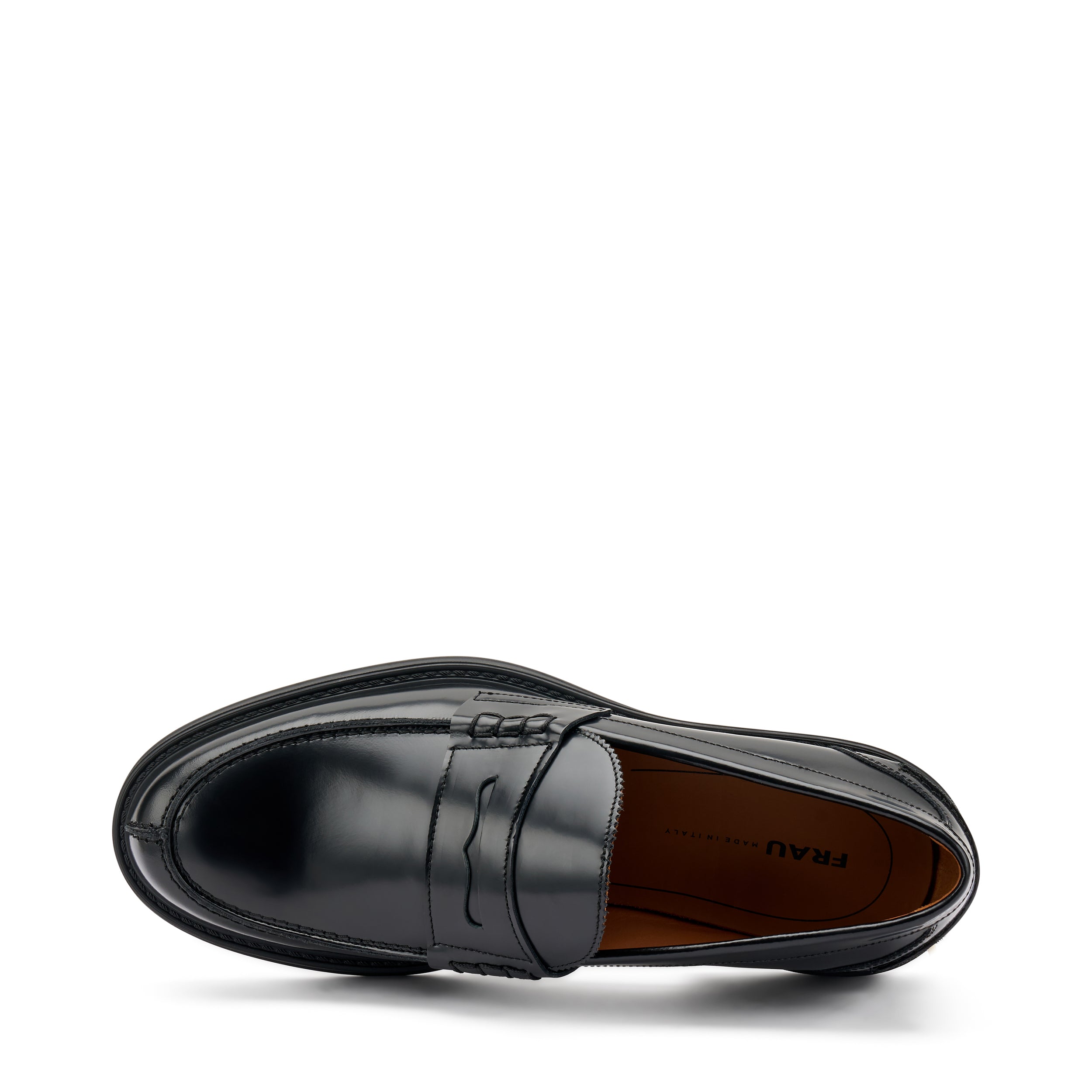 FRAU Mocassini da uomo in pelle lucida - Musto Calzature srl