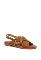 FRAU sandalo da donna basso in pelle scamosciata - Musto Calzature srl
