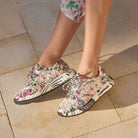 LAURA VITA Sneakers pelle e tessuto BURTON 05 - Musto Calzature srl