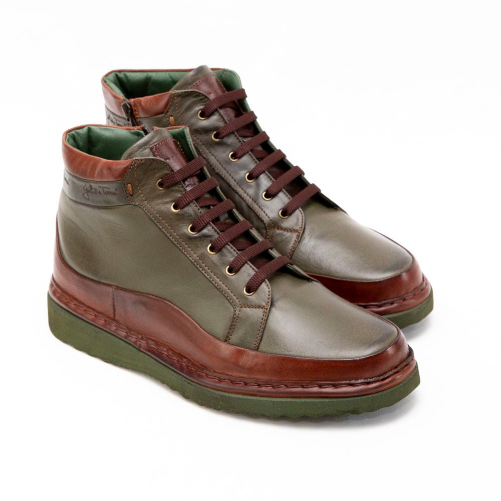 Leather Polacchino In Pelle GALIZIO TORRESI Men's Leather Ankle