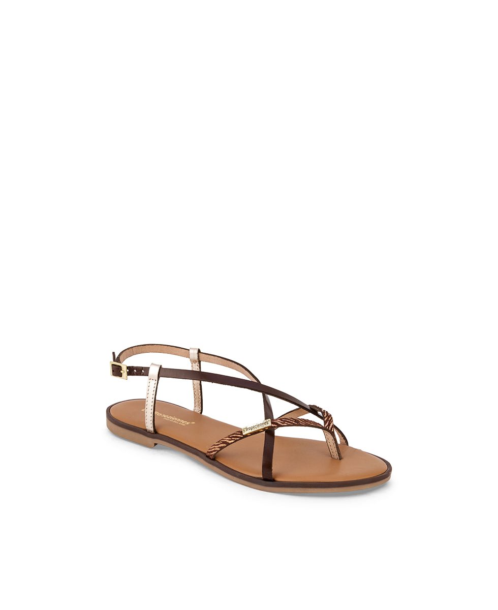 LES TROPEZIENNES Sandali bassi Pelle MONAGUM C331204 - Musto Calzature srl