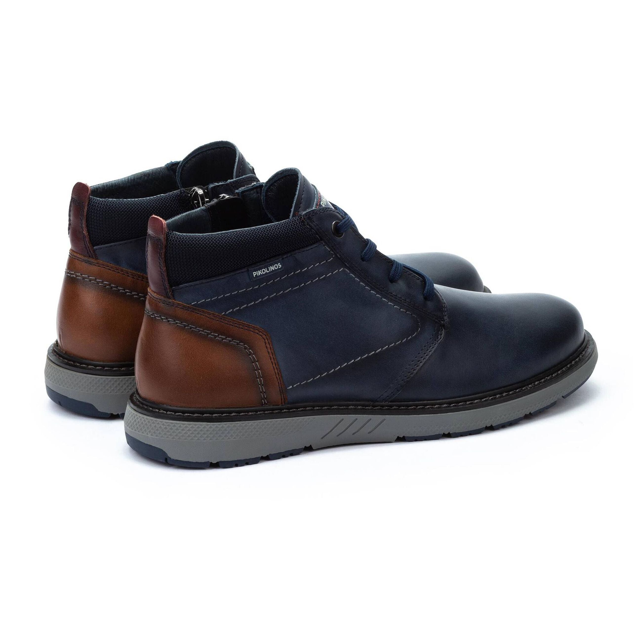Pikolinos Polacchini da uomo in pelle bicolore BILBAO - Musto Calzature srl