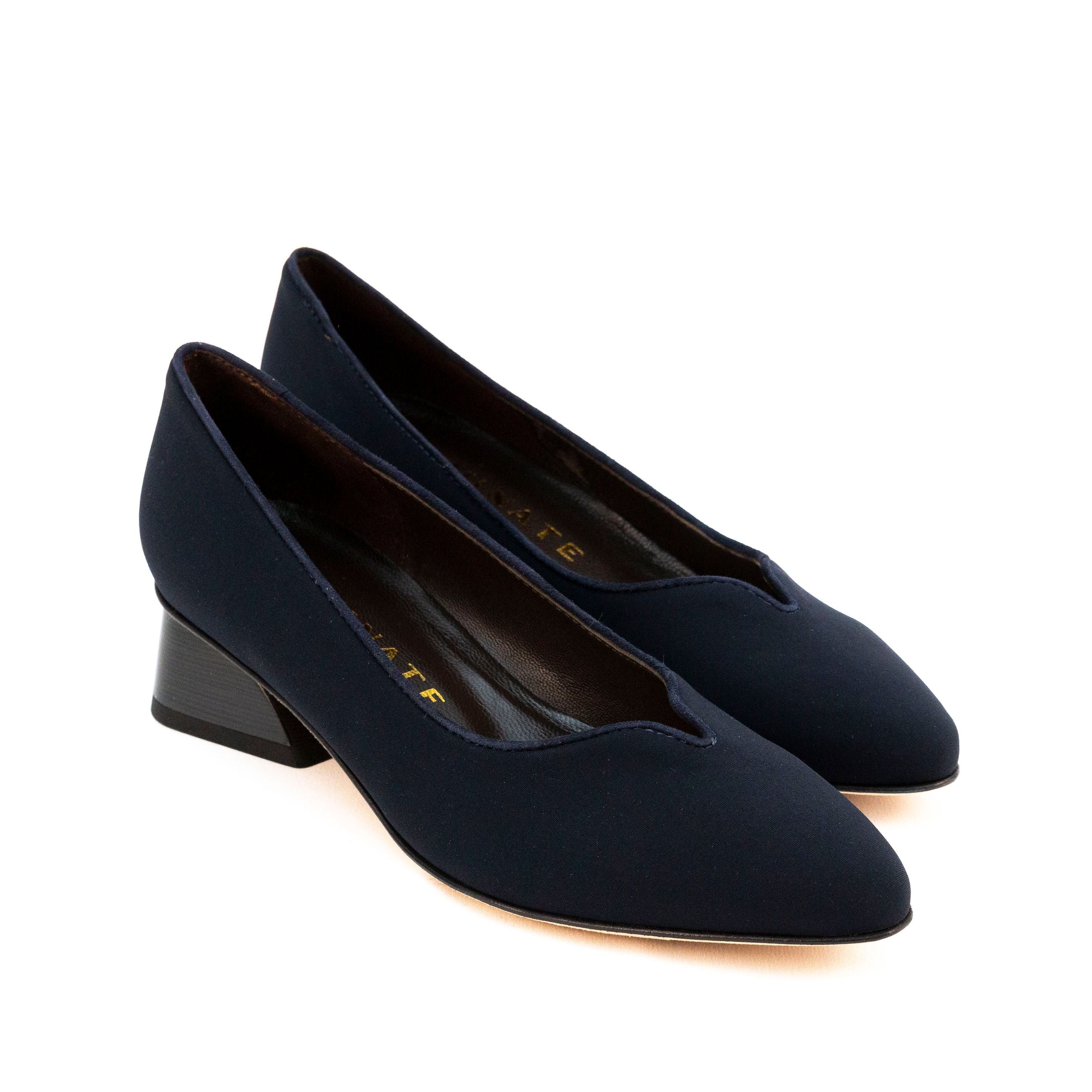 BRUNATE Decolletè tacco basso TESSUTO 32311 - Musto Calzature srl