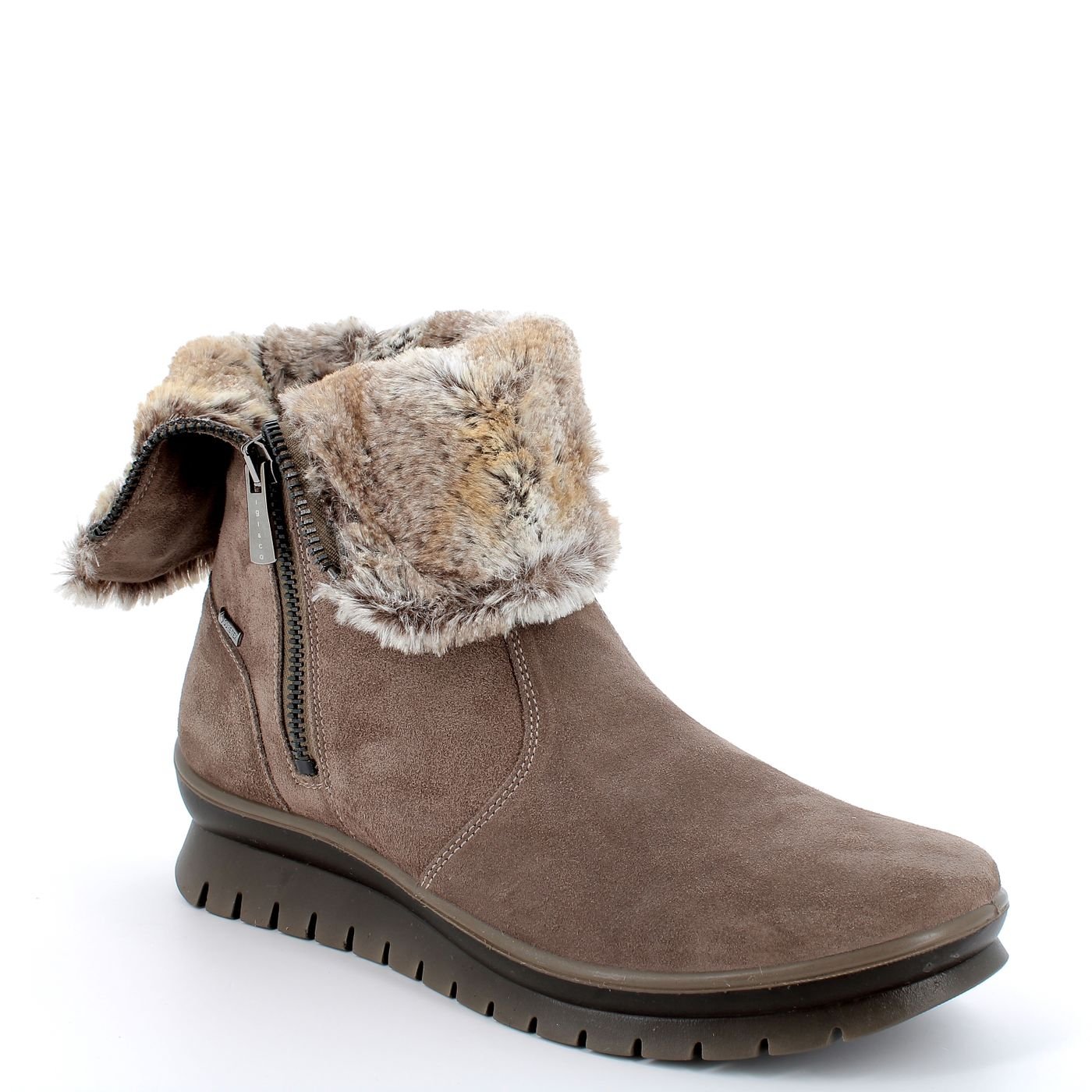 Bottines Igi & Co En Daim Noir Avec Fermeture éclair - Modèle 6155033, Neuves Dans Leur Boîte