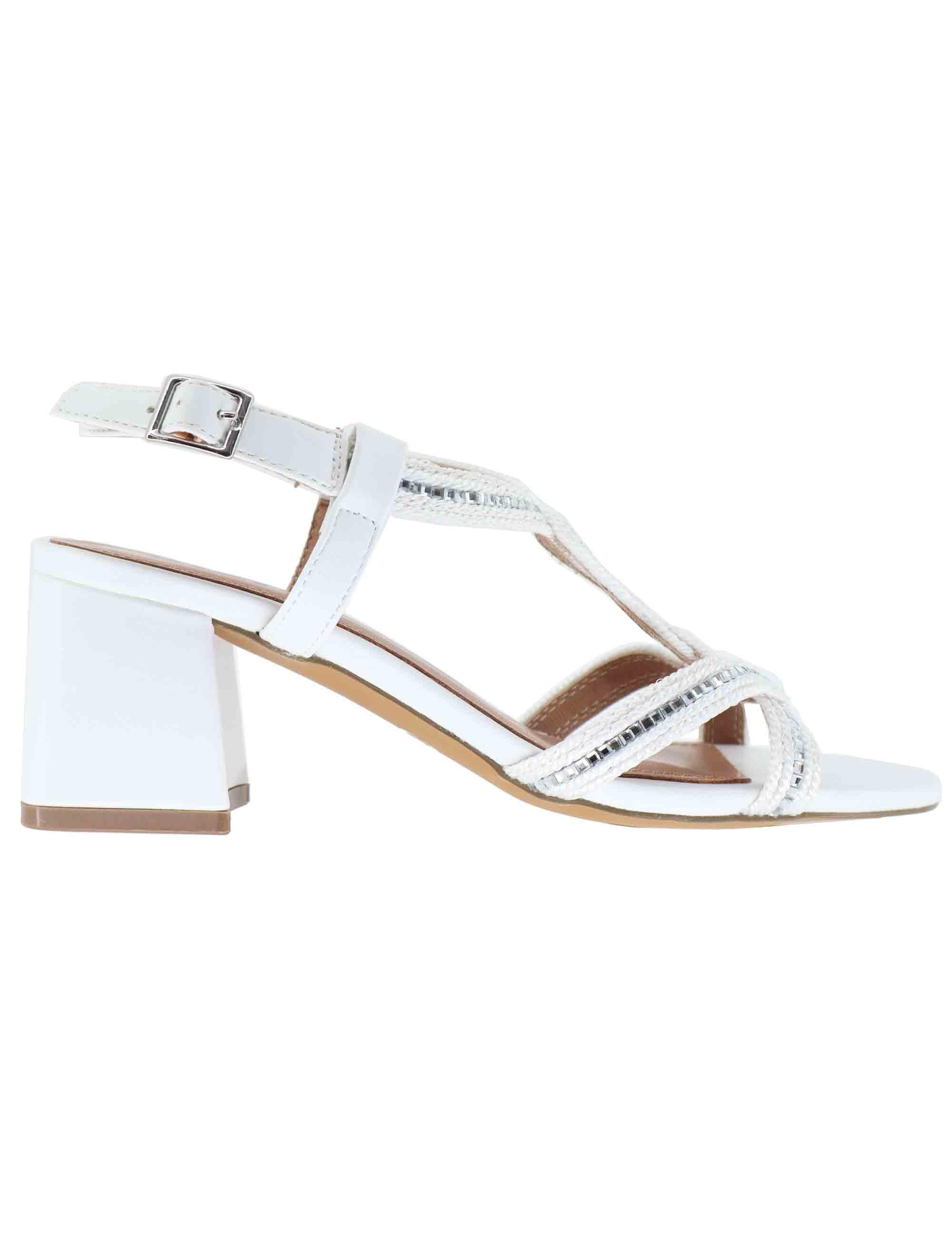 BIBI LOU Sandali tacco medio pelle e corda AYLA 821Z94HG - Musto Calzature srl