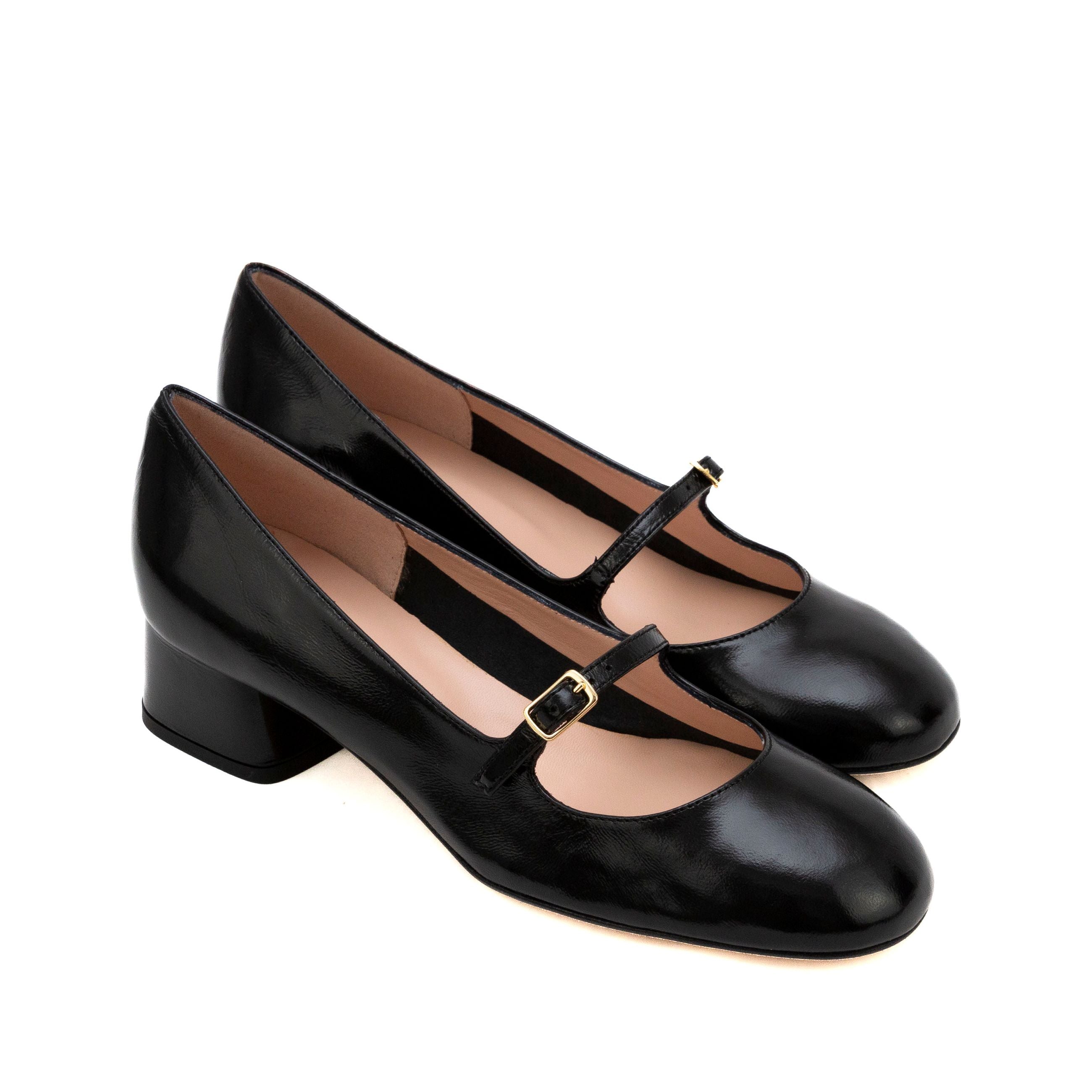 MUSTO Decolletè tacco basso nappa lucida NADA B3100 - SF - Musto Calzature srl