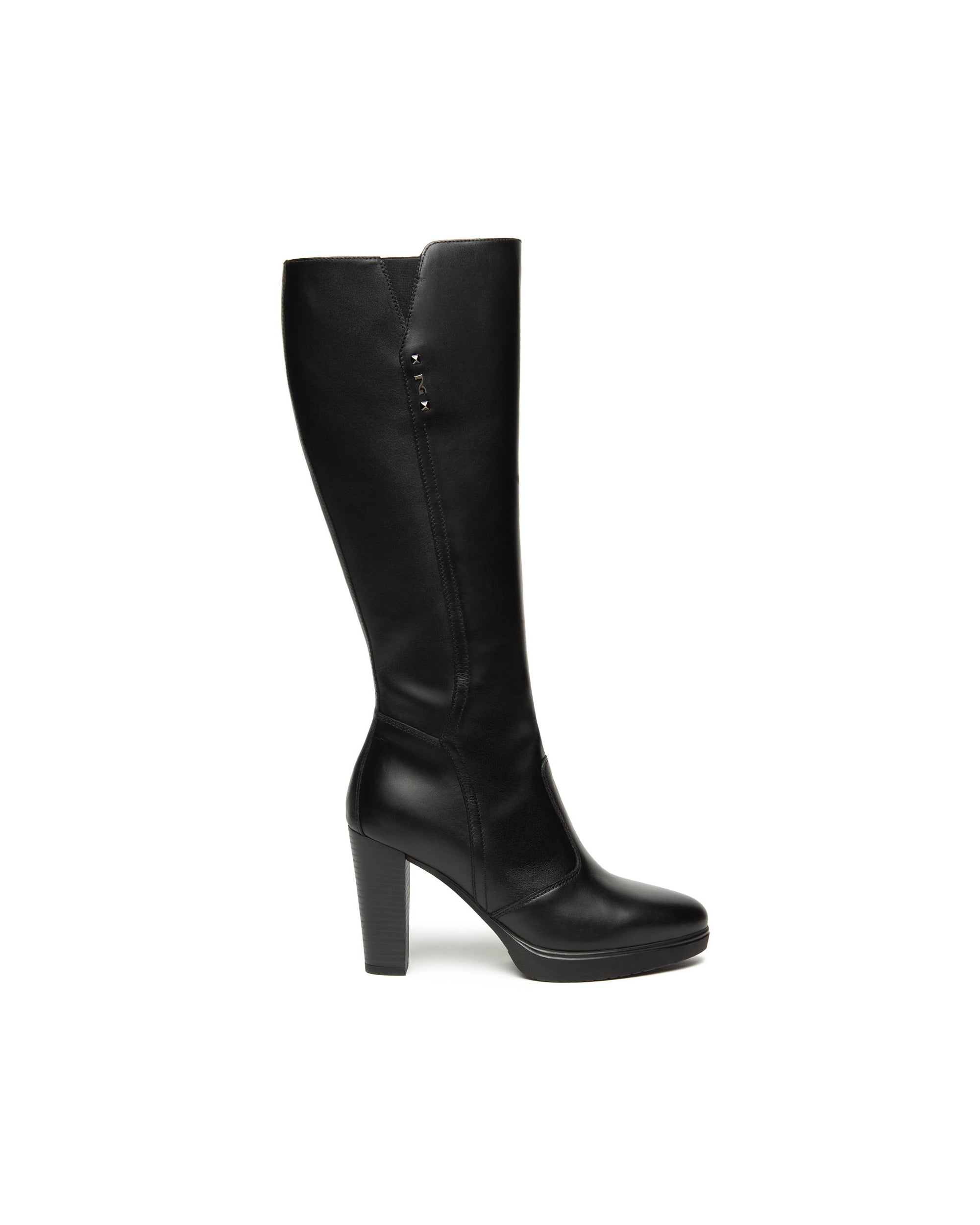 NeroGiardini Stivale donna in pelle con tacco alto - Musto Calzature srl