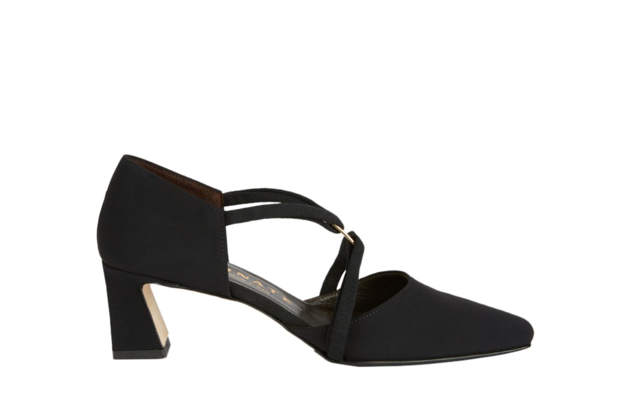 BRUNATE décolleté donna in tessuto tacco comodo - Musto Calzature srl