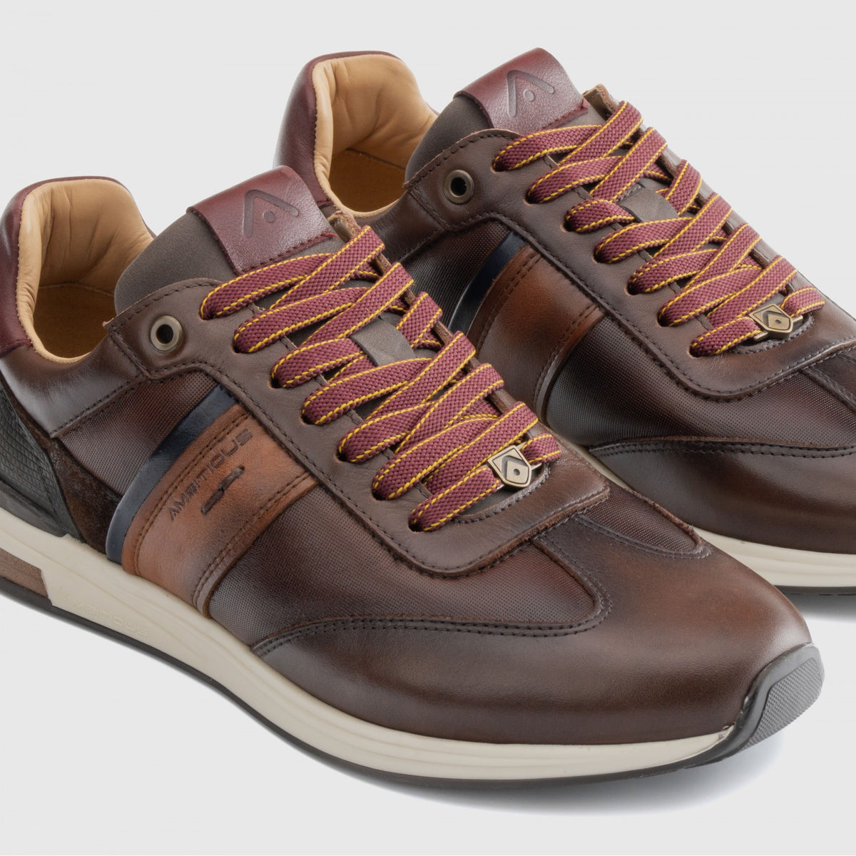 AMBITIOUS Ssneakers uomo in pelle SLOW 14050 - Musto Calzature srl