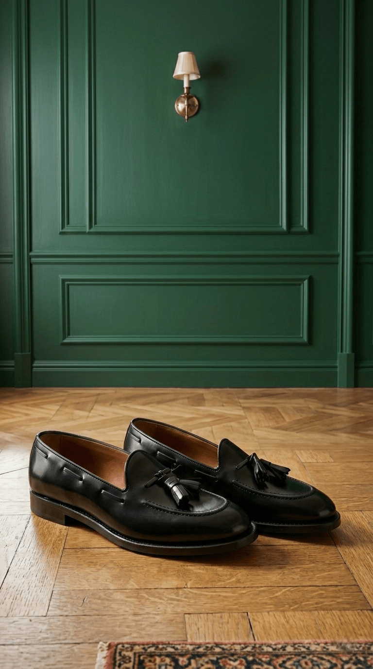 MUSTO mocassini uomo con nappine in pelle Angiò - Musto Calzature srl