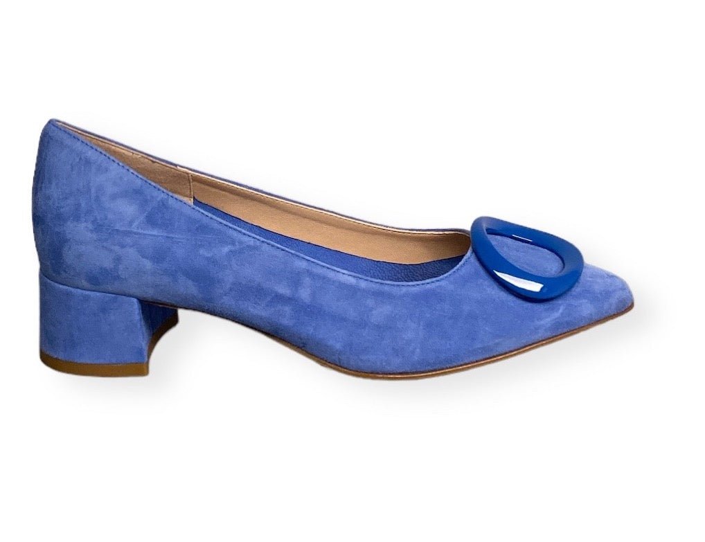 MUSTO Decolletè tacco basso Camoscio DEVA E522 - SF - 417 - Musto Calzature srl