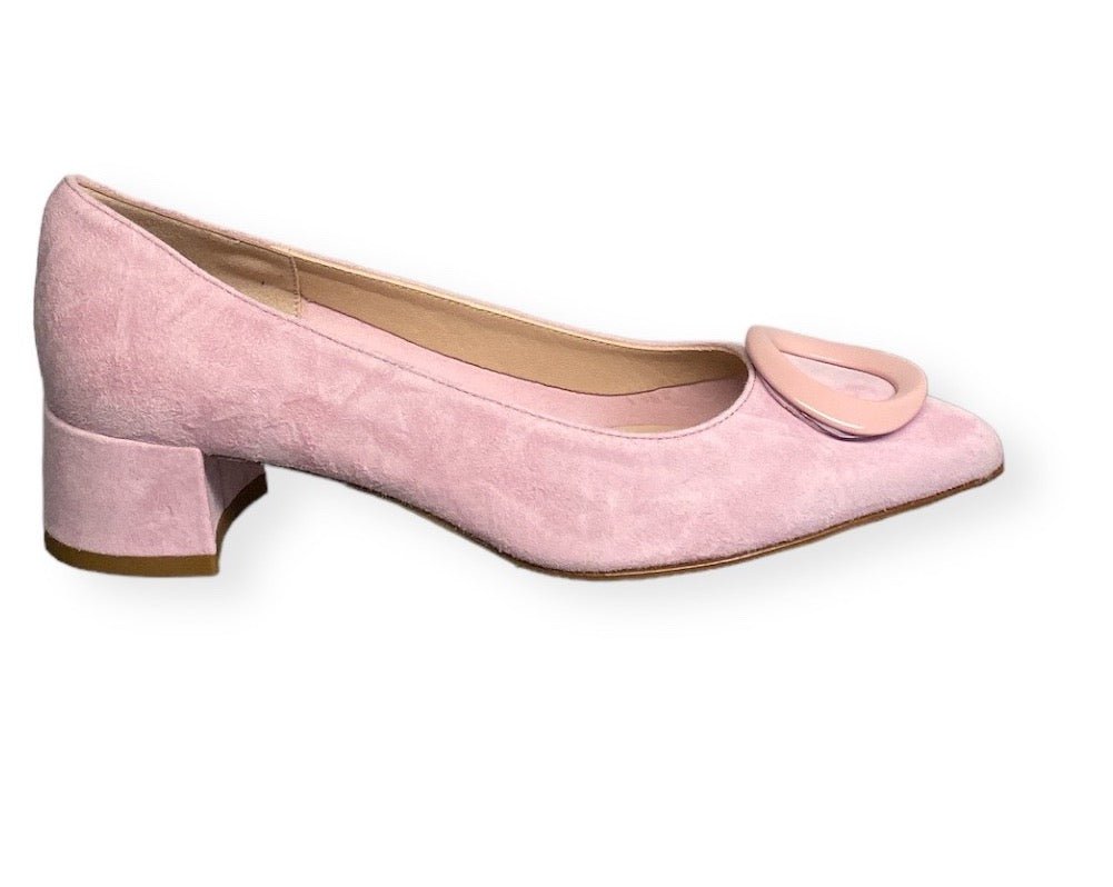 MUSTO Decolletè tacco basso Camoscio DEVA E522 - SF - 417 - Musto Calzature srl