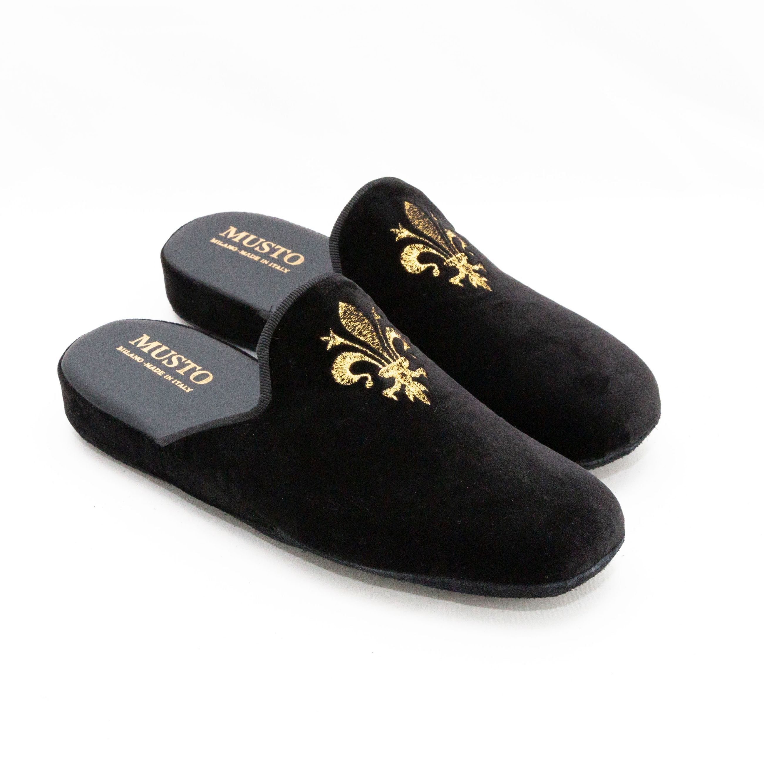 Ciabatte da casa blu in tessuto SOLO SOPRANI | Scarpe&Scarpe