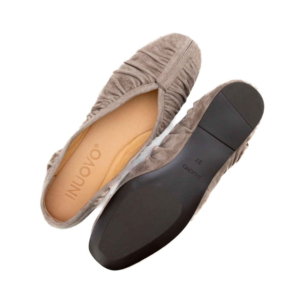 INUOVO Ballerine Camoscio HE1945 cam - Musto Calzature srl