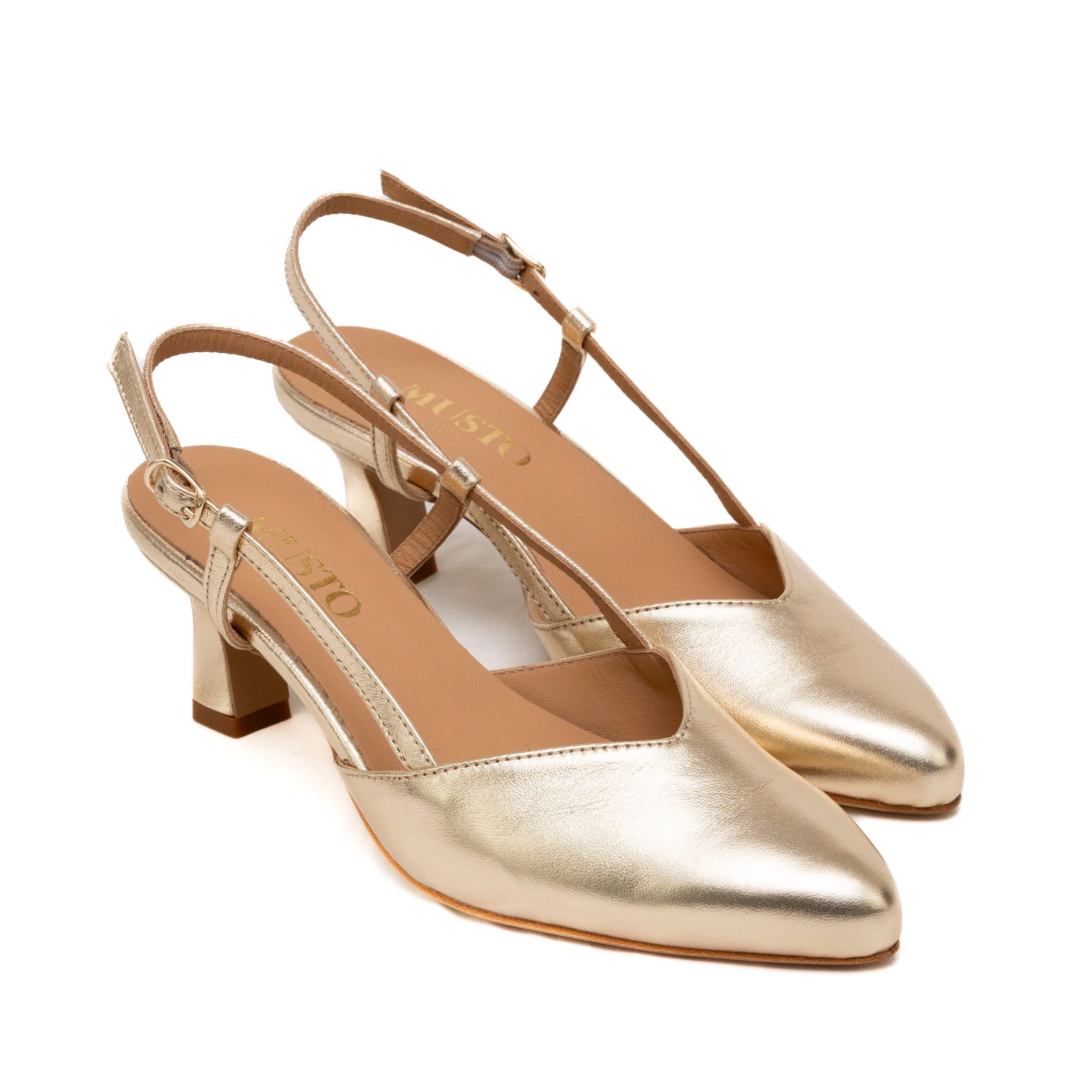 MUSTO Decolletè PELLE METAL LEYANE 11052 - Musto Calzature srl