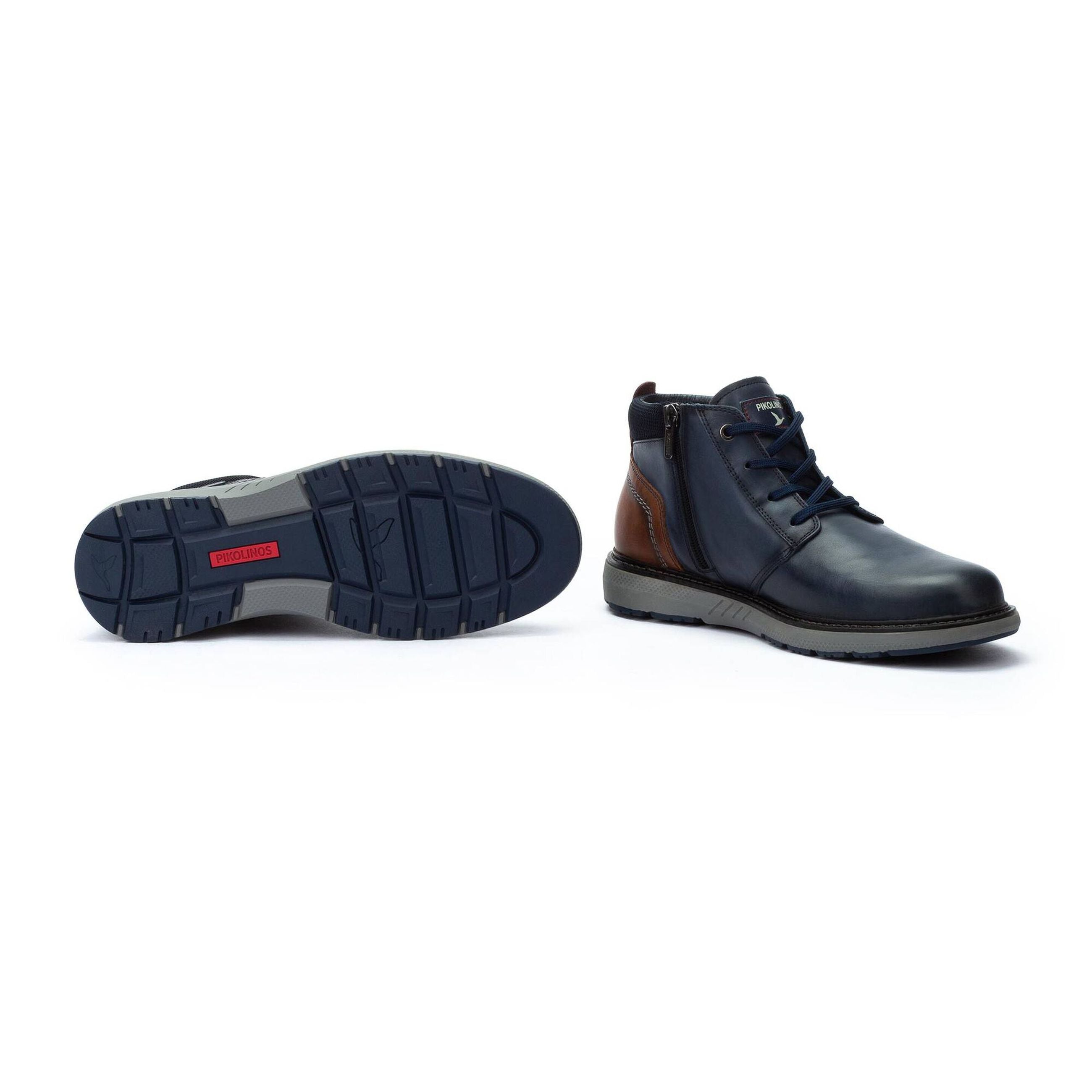 Pikolinos Polacchini da uomo in pelle bicolore BILBAO - Musto Calzature srl