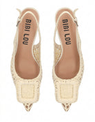 BIBI LOU Decolletè tacco basso rafia e rete HAZEL 648Z69VK - Musto Calzature srl