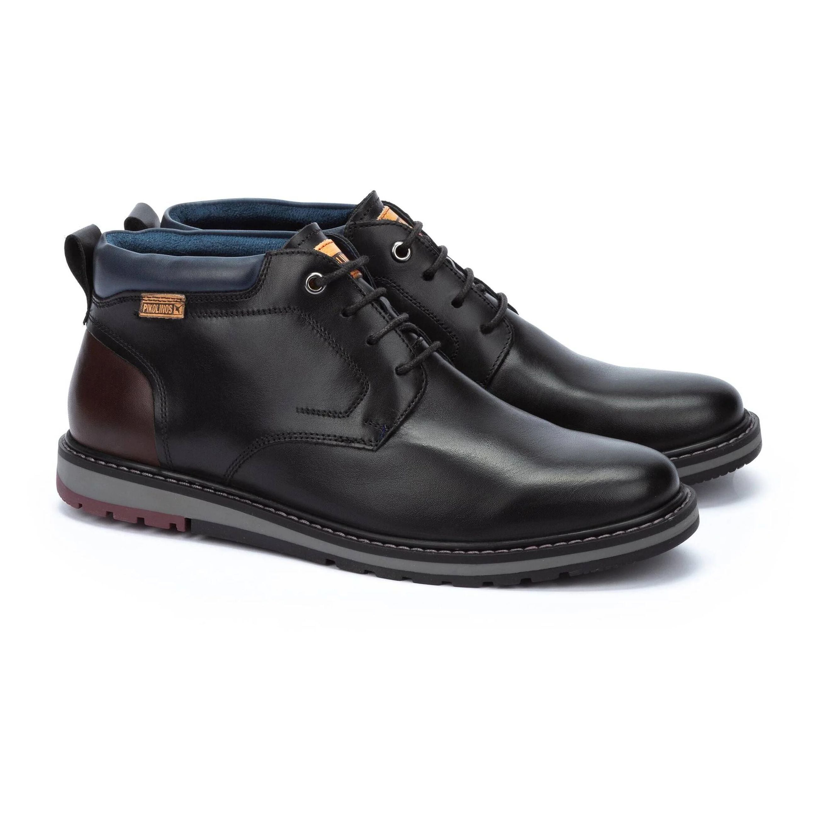 Pikolinos Berna Uomo: Stivaletti con Lacci e Soletta Estraibile M8J-8181C1